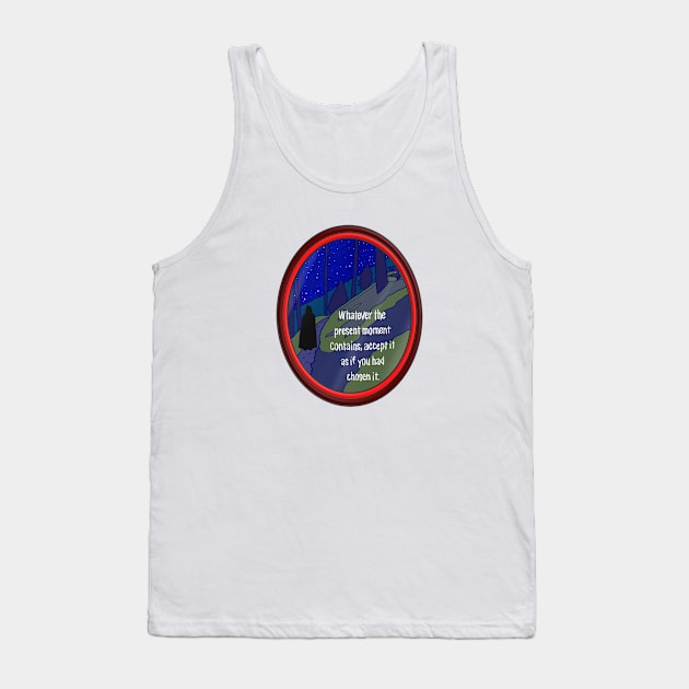 Present Moment Tank Top by Nerdpins